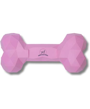 Durable Dog Chewing Tools: Natural Rubber Toys for Aggressive Chewers | Boredom Busters & Dental Care | Large Pink (1 Pack) - Buy Online on GoSupps.com