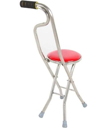 Walking Stick with Seat Elderly Crutches Quadruple Cane Folding Stool Gift of Love for Elderly Gift Innovate - Buy Online on GoSupps.com