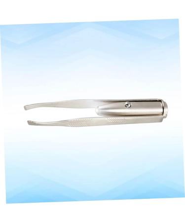 Beavorty LED Light Eyelash Tweezer Eyebrow Hair Removal Tweezer Eyebrow Tweezer - Buy Online on GoSupps.com