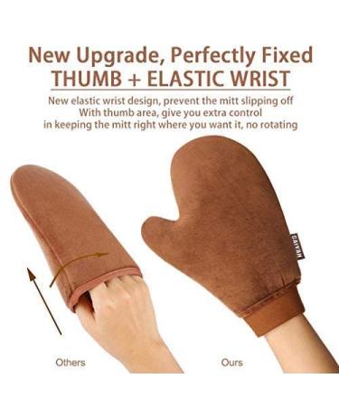 GAIYAH Self Tanner Mitt Applicator - Perfect Sunless Tanning Glove for Even Application - Buy Online on GoSupps.com