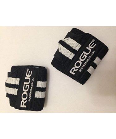 Rogue Fitness Wrist Wraps Black/White 12"