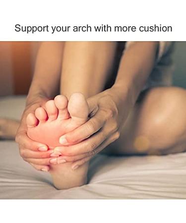 Arch Support Plantar Fasciitis Insoles - 3 Pairs for Women & Men | Adhesive Foot Arch Inserts for Flat Feet, Heel Support Cushion | Relieve Feet Pain & Pressure - Buy Online on GoSupps.com