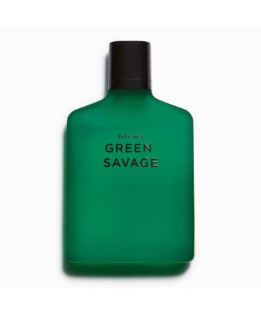Zara Man Green Savage + Blue Spirit Cologne for Men Fragrance Set EDT Eau De Toilette 2x 100 ML (3.4 FL OZ) - Buy Online on GoSupps.com