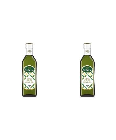 Olitalia 9444 Extra virgin olive oil first quality bottle pack of 2 (1 x 500 ml) 500 ml (pack of 2)