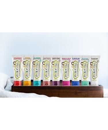 Jack N' Jill Kids Toothpaste Berries & Cream - Organic, Gluten-Free, Sugar-Free, 40% Xylitol, Vegan, Fluoride-Free - 1.76 oz - Buy Online on GoSupps.com