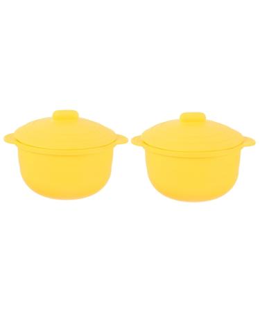 Frcolor make-up accessories 2st wax melting silicone bowl Scale made of wood wax bean shell made of silicone beauty mixing bowl Waxbag stirring bowl for travel pebbles form