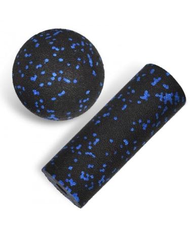 Mini fascia roll and fascia ball fascia training set medium-hard massage roller soft fascia roll yoga pilates fascia foam scooters for effective fascia training yoga training self-massage