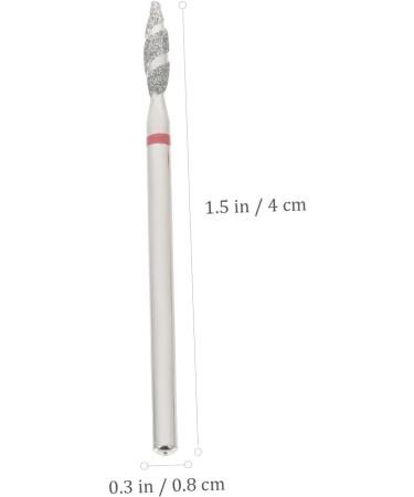 Ipetboom 1 Set Nail Polisher Nail Art Accessories Nail Grinders Diamond Tipped Drill Bit Cleaning Kits Rotary Polishing File Acrylic Gel Remover Corundum Nail Drill Tungsten Steel - Buy Online on GoSupps.com