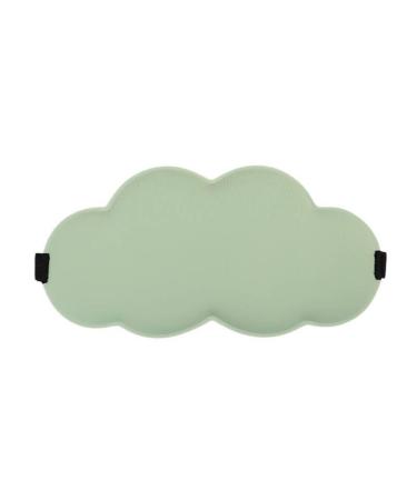 TWOMEM Cloud Eye Shield Seamless Warm Double-Sided Breathable Eye Mask Green free