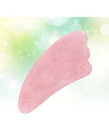 EXCEART Gua Sha Facial Tools - Rose Quartz & Jade Scraping Board for Crystal Healing & Skin Care - Buy Online on GoSupps.com