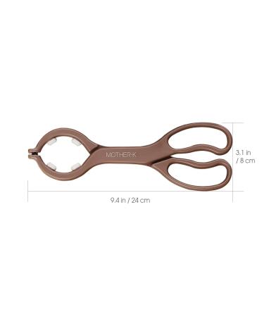 MOTHER-K Baby Bottle Tongs - Scissor Design - Multi-Functional - Anti-Slip & High-Temperature Resistant - Brown - Buy Online on GoSupps.com