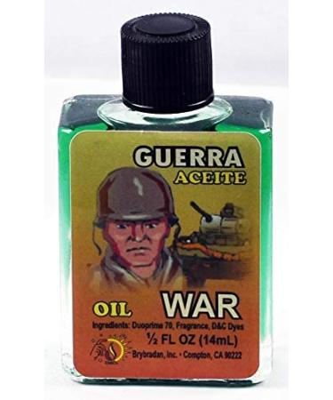 3 Pieces BRYBRADAN WAR Oil/Guerra ACEITE 1/2 FL OZ 14.7ML