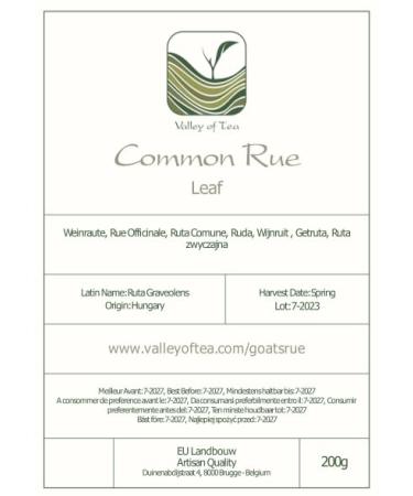 Buy Rue Tea Herb - Ruta Graveolens 200g | Premium Quality Rue Tea - International Shipping - Buy Online on GoSupps.com