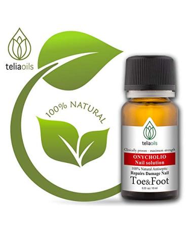 Teliaoils Oregano Healthy Nails Synergy Oil Blend - Maximum Strength Repairing Oil for Toenail Conditions - Natural Solution for Discolored, Yellow, and Brittle Nails - 0.33 Oz - Buy Online on GoSupps.com