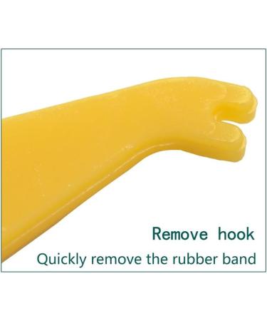 Aoyeah 10-Piece Kiefo Ortho P dische Disposable Plastic Feeding Hooks - Leather Strap Gap Tools & Elastic Cord Hooks for Optimal Feeding Solutions - Buy Online on GoSupps.com