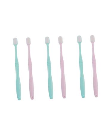 Healvian 6 pcs soft toothbrush for the family portable toothbrush toothbrush for sensitive gums toothbrush for toddlers baby toothbrush captivity adult