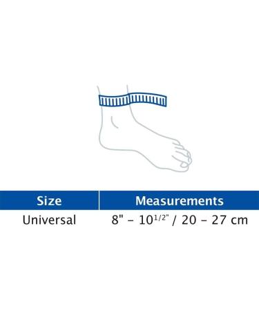 Sports Edition Ankle Stabilizer | Adjustable Compression Support for Men & Women | Criss-Cross Straps for Sprains Achilles Tendonitis & Plantar Fasciitis | Universal Fit Black - Buy Online on GoSupps.com