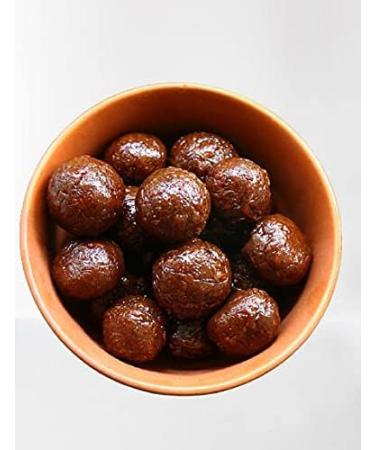 South Indian Food Ready to eat Tasty Delicious | South Indian Special Pettikadai Kamarkat Mittai 200g | 90's Kid's Favourite | Mouth Melting Jaggery Cocunut Candy/Balls Pack of 4 - Buy Online on GoSupps.com
