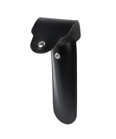 Beavorty ladies razor travel double layer leather case