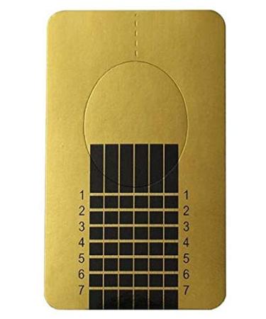 MHD Nail Form Acrylic Art Gel Extension Professional Nail Forms Tip Sculpting Guide (100 GOLD)