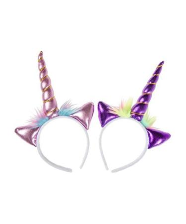 Unicorn headband | Unicorn tiara | purple or pink | rainbow | 1 piece