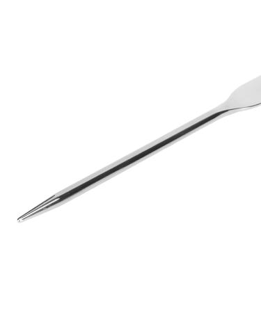 Buy Stainless Steel Makeup Spatula - Slanted Head Mixing Tool for Makeup & Nail Art - Perfect for Manicure Expert Techniques - Buy Online on GoSupps.com
