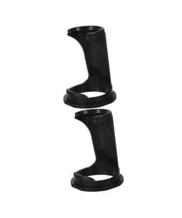 Healeeved 2st brush holder Brush Bracket Brush Razor Hobel Hoter Brush Fair Road Razor Tool Bathroom Shaping Stand Razor Harrowing Organizer Base Bart Man Plastic