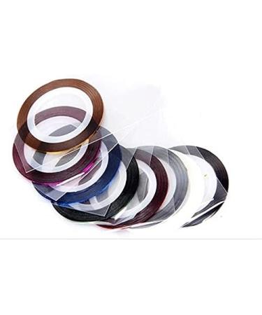 1 Rolls Glitter Nail Art Striping Tape Lines Width 1mm-Striping Tape for Nail Art-Nail Striping Tape Foil-Nail Striping Tape Thick-Nail Striping Tape with Dispenser-Self-Adhesive DIY Nail Art Tape - Buy Online on GoSupps.com