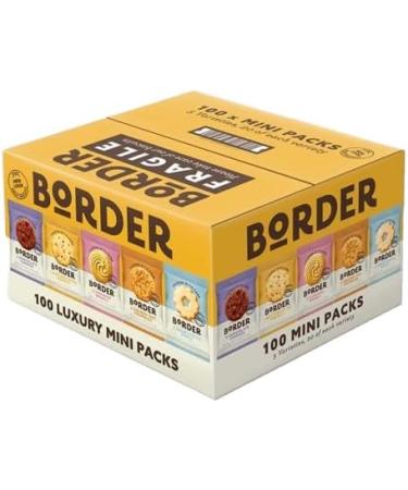 Borders Mini Pack Assorted Biscuits (5 Variety) 100 x 2 Bisc (1 Box) - Buy Online on GoSupps.com