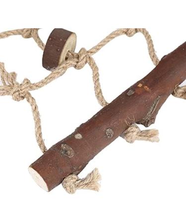 Bird Climbing Net Hemp Rope Bird Climbing Ladder Hanging Cage Chew Toy Play Gym Hanging Swing Net for Parrots Budgies Parakeets Cockatiels Conures Macaws Lovebirds Finches - Buy Online on GoSupps.com