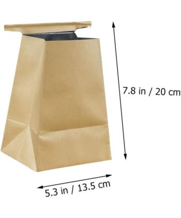 Sickness Vomit Bags 15pcs - Kraft Paper Light Brown - Travel Motion Sickness Relief - Buy Online on GoSupps.com