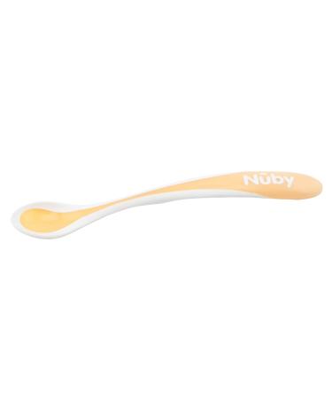 Nuby Soft Rim Heat Sensitive Spoon - Safe for Hot Foods - 4 Pack Pink - Ideal for 3+ Months Babies - International Shipping Available - Buy Online on GoSupps.com