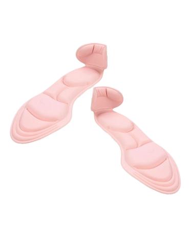 FRCOLOR 1 Pair Heel Cushion Back Heel Inserts Back Heel Pads High Heel Pads Heel Insole Pink Medium