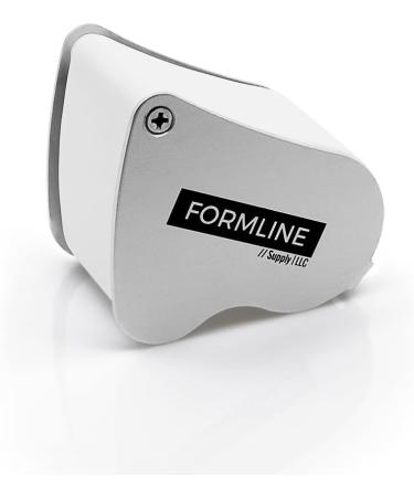 Formline LED Illuminated Jewelers Loupe Trichome Scope 60x + 30x Lens - Magnifier for Gardening, Jewelry, Antiques, Coins, Rocks, Stamps, Hobbies - White/Silver - Buy Online on GoSupps.com