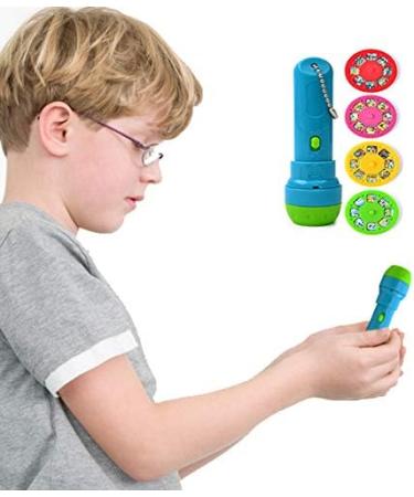 Binnan Children's Projector Flashlight | Kids' Projection Lamp Toy with 4 Fairy Tales & 32 Slides - Perfect Gift for Imaginative Play - Buy Online on GoSupps.com