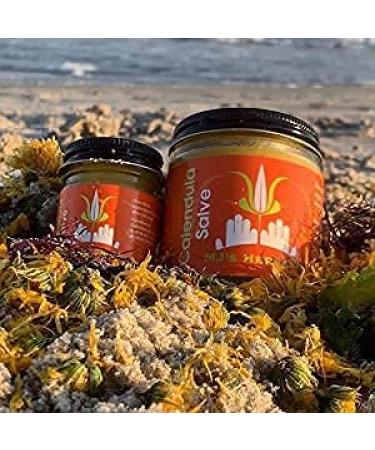 MJs Herbals Calendula Salve | Skin Soothing Eczema Cream 1 oz - Organic Calendula & Propolis Beeswax for Diaper Rash, Scar Treatment & Bug Bite Relief - Buy Online on GoSupps.com