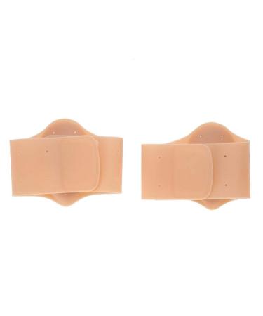 Arch Support Soft Gel Flat Feet Orthotic Insoles Magic Adhesive Pad Silicone Insole Breathable High Foot Support Shoes Cushion for Women Men(Skin Color)