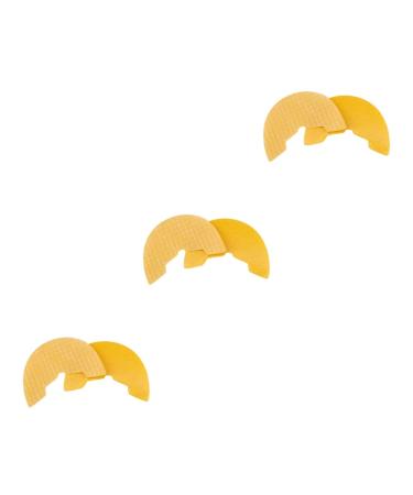 FOMIYES 3 Pairs Protector Sneaker Heels Sole Non- Mat Ball of Foot Cushions Fake Teeth Metatarsal Pads for Women First Aid Kit Mini Womens Pumps Shoe Sole Stickers Non-Slip Shoes Patch