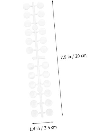 Beavorty 28 Sets Nail Display Board Shoelace Charms Nail Tip Color Board Flamingo Scrunchies Nail Sticks Nail Tip Color Plate Nail Polish Color Chart 3d Manicure Sample Plate Plastic - Buy Online on GoSupps.com