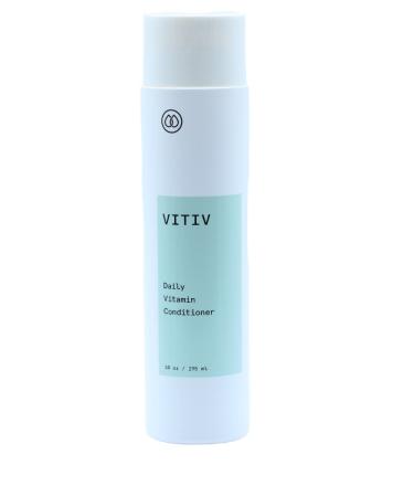 VITIV Daily Vitamin Conditioner | For All Hair Types | Made With Natural Ingredients | No Silicones No Parabens No Residue | Vegan (10 oz) 10 Fl Oz (Pack of 1)