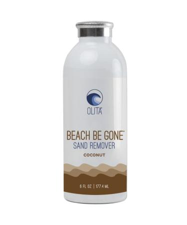 Olita Beach Be Gone Sand Remover - All-Natural & Reef-Safe Body Powder - Removes Sand - 6 Fl Oz  Coconut