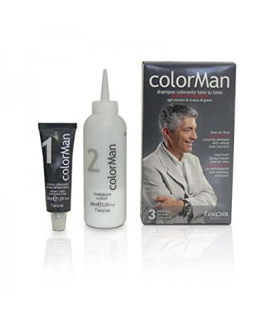 FAIPA Color Man Shampoo Colorant Tono sur ton sans ammoniac n 2 Bruno
