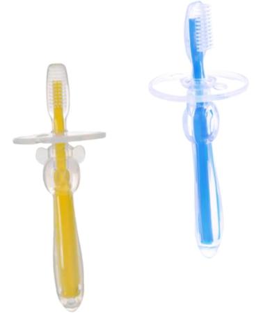 Frcolor 6-Pack Bristle Toothbrush for Newborns | Safe Infant Mouth Clean Toys in Earth Colors | Baby Toothbrushes for Toddlers - Buy Online on GoSupps.com