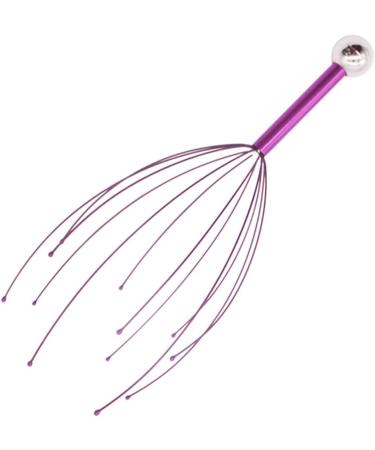 Shop Practical Blue Scalp Massager with Gentle Rubber Pearls - Perfect Head Massage Tool for Men & Women - Buy Online on GoSupps.com