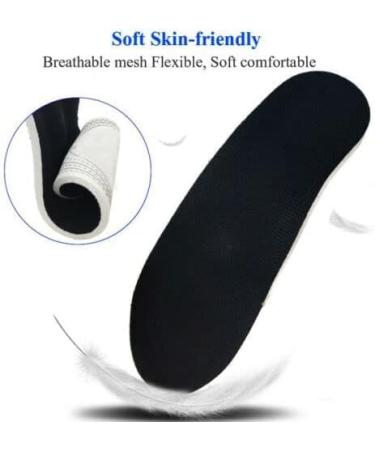 Plantar Fasciitis Relief Arch Support Insoles for Men and Women - Orthotic Shoe Inserts for Flat Feet - Shock Absorption Heel Pain Relief - Comfortable Large Size EU 40-46 - Buy Online on GoSupps.com