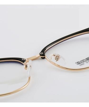 Newada Oversized Blue Light Blocking Reading Glasses for Men & Women - Metal HD Glare-Free Readers in Black-Gray (+1.00 Size) - Buy Online on GoSupps.com