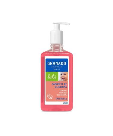 Granado - Linha Bebe (Cal ndula) - Sabonete Liquido de Glicerina 250 Ml - (Baby (Marigold) Collection - Glycerin Liquid Soap 8.45 Fl Oz)