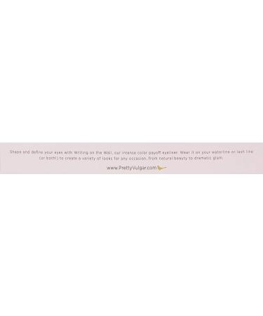 Pretty Vulgar Writing On The Wall Eyeliner Pencil - Waterproof, Smudge-proof, Long-Wearing Vegan Gel Eyeliner - Buy Online on GoSupps.com