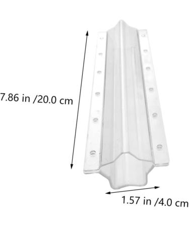 CAXUSD Toaster Oven 3pcs Vegetable Shaping Mold Fruit Melon Shape Mold for Vegetable Cucumber Garden Tools Transparent 20x5.5cm - Buy Online on GoSupps.com