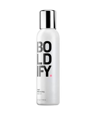 BOLDIFY Hair Thickening Serum - Top Rated Hair Thickening Products for Women & Men - Get Thicker Hair Day One - Natural 3-in-1 Hair Volumizer, Leave-In Conditioner, & Plumping Blow Out Treatment - Try Our Top Selling Volum